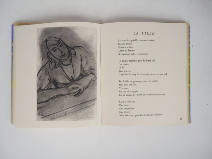 [MATISSE]. PIERRE À FEU. Les Miroirs profonds. P., Maeght, 1947. In-4 