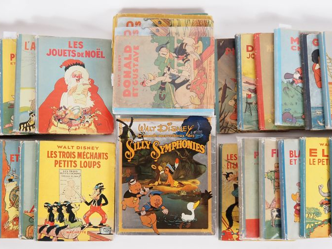 SILLY SYMPHONIES. Walt Disney. Collection de 36 volumes : - Les 3 peti