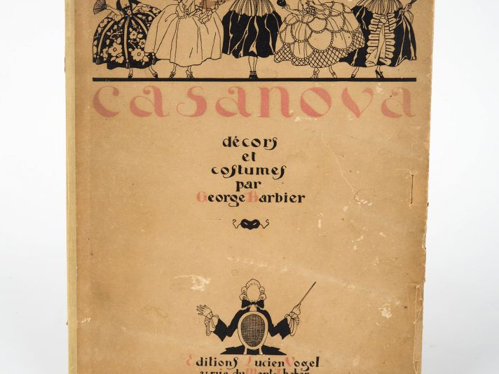 BARBIER (George). PANORAMA DRAMATIQUE. CASANOVA. Décors et costumes pa