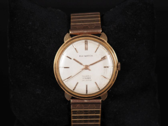 Vente aux enchères AW-WATCHES Ref. 1016 N°28340 Montre bracelet, boitier en or jaune 750.