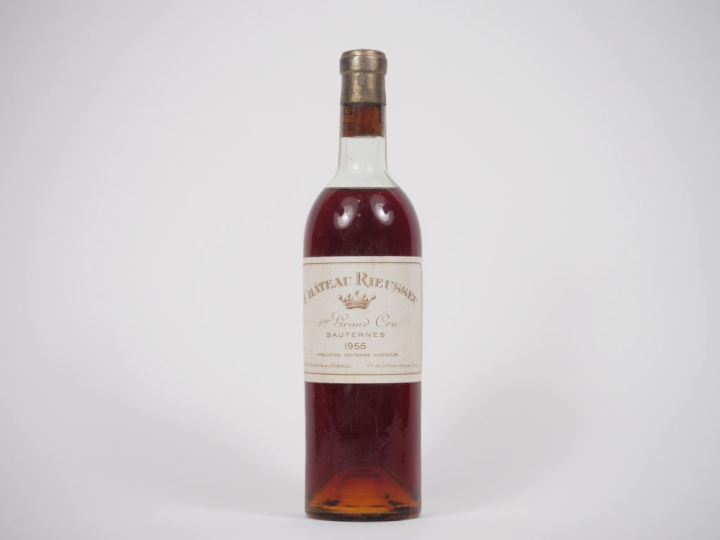 1 BOUTEILLE CHÂTEAU RIEUSSEC 1er CC SAUTERNES - 1955 - HEP-MEP