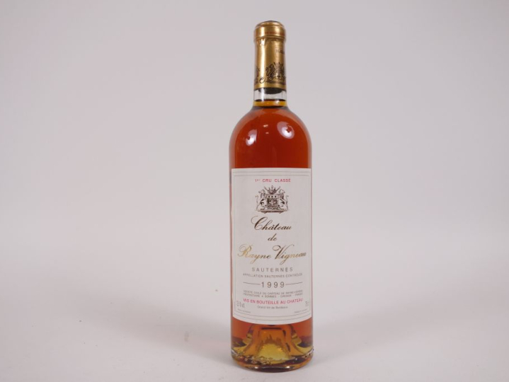 1 BOUTEILLE CHÂTEAU RAYNE VIGNEAU 1er CC SAUTERNES - 1999