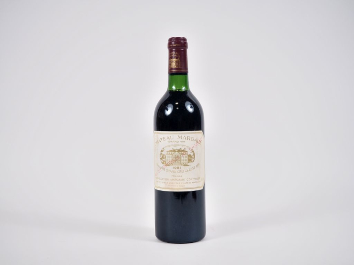 1 BOUTEILLE CHÂTEAU MARGAUX 1er GCC MARGAUX - 1981 - BG/ELT 