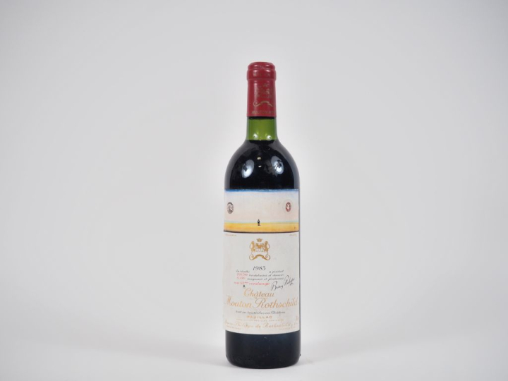 1 BOUTEILLE CHÂTEAU MOUTON ROTHSCHILD 1er GCC PAUILLAC - 1983 - BG/ETL