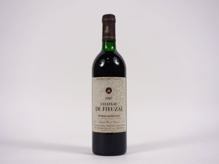 1 BOUTEILLE CHÂTEAU DE FIEUZAL GCC GRAVES - 1987 - LB/ET