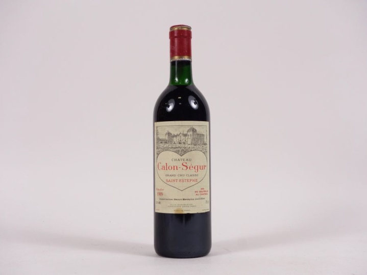 1 BOUTEILLE CHÂTEAU CALON SÉGUR GCC ST ESTÈPHE - 1989 - LB/ELT