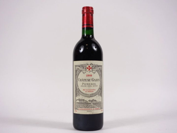 1 BOUTEILLE CHÂTEAU GAZIN POMEROL - 1989
