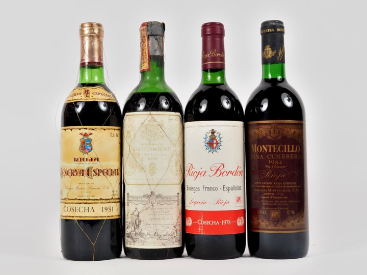 4 BOUTEILLES ESPAGNE RIOJA : 1 BOUTEILLE RIOJA MONTECILLO VIÑA CUMBRER