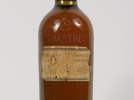 1 BOUTEILLE (1 L) CHARTREUSE VERTE PÉRIODE 1878/1903 - EA/PRÉSUMÉE/BOU