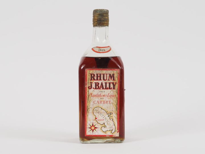 1 BOUTEILLE RHUM J. BALLY - 1929 - NIVEAU LÉGÈREMENT BAS/CAPSULE LÉGÈR