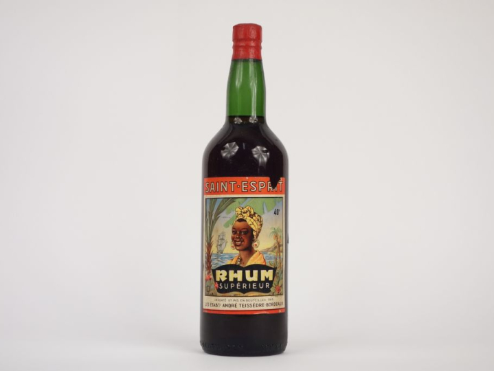 1 VIEILLE BOUTEILLE (1 L) RHUM SAINT ESPRIT 