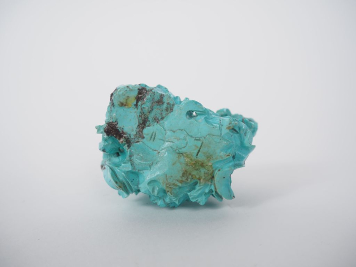 Chine, XXe siècle Statuette en turquoise, représentant une jeune femme