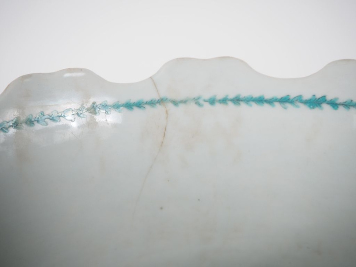 Chine, Compagnie des Indes, XIXe siècle Rafraîchissoir en porcelaine é
