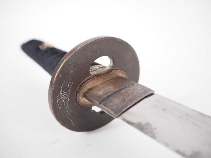 Japon, période Muromachi Wakizashi, à lame de type shinogi zukuri, ham