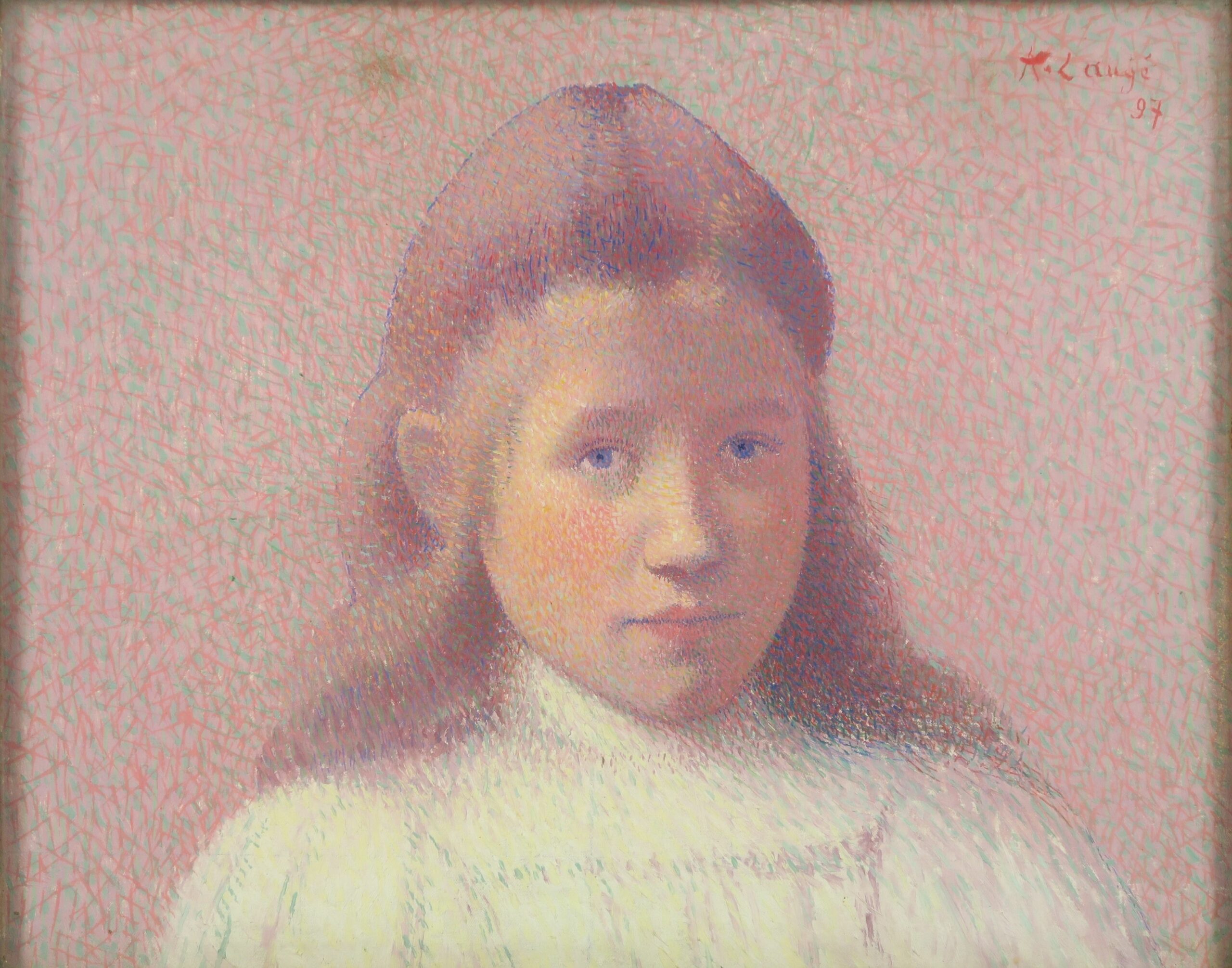 Achille Laugé, Portrait de Mademoiselle Jeanjean, 1897.©Primardeco