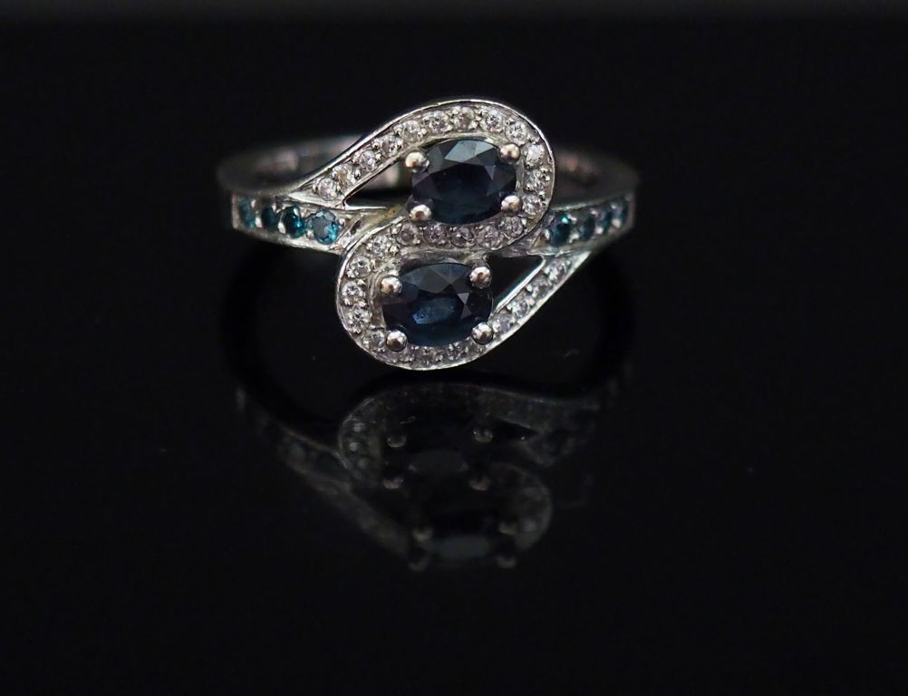 Bague toi & moi Bague de style Art déco ©Primardeco