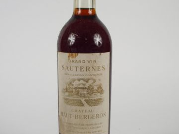 1 BOUTEILLE CHÂTEAU HAUT BERGERON SAUTERNES - 1955
