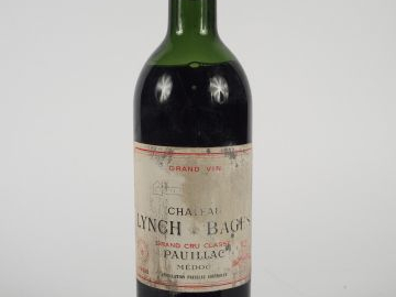 1 BOUTEILLE CHÂTEAU LYNCH BAGES 5ème GC PAUILLAC - 1958 - BEP/EA