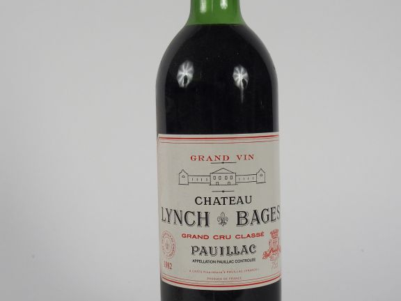 1 BOUTEILLE CHATEAU LYNCH BAGES GCC PAUILLAC - 1982 - LB/CAPS LEGER AB
