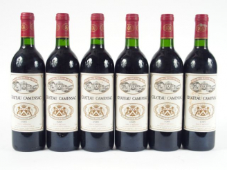 Vente aux enchères 6 BOUTEILLES CHÂTEAU CAMENSAC GCC HAUT MEDOC - 1985