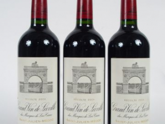 Vente aux enchères 3 BOUTEILLES - CHÂTEAU LEOVILLE LAS CASES GCC ST JULIEN - 2004