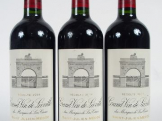 Vente aux enchères 3 BOUTEILLES - CHÂTEAU LEOVILLE LAS CASES GCC ST JULIEN - 2004