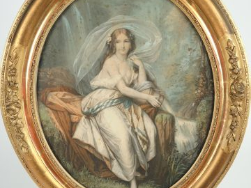 Suite de quatre lihtographies XIXème polychromes "les quatre saisons" 