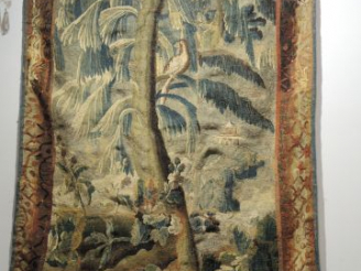 Vente aux enchères Fragment de tapisserie d'Aubusson 'Verdure'