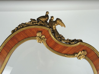 Vente aux enchères Paravent à trois bruns de style Louis XV en marqueterie, très belle or