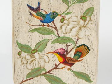 LANCOME Bocages (étiquette sous le flacon)  Flacon en verre satiné  ht