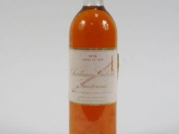 1 BOUTEILLE CHÂTEAU GILETTE CRÈME DE TÊTE SAUTERNES - 1976 - BG/ELD
