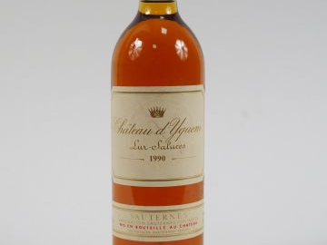 1 BOUTEILLE CHÂTEAU D'YQUEM 1er CC SAUTERNES - 1990