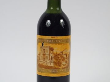 1 BOUTEILLE CHÂTEAU DUCRU BEAUCAILLOU 2eme GCC ST JULIEN - 1959 -ELD/L