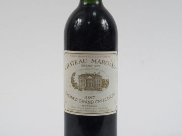 1 BOUTEILLE CHÂTEAU MARGAUX 1er GCC - 1987 - BG