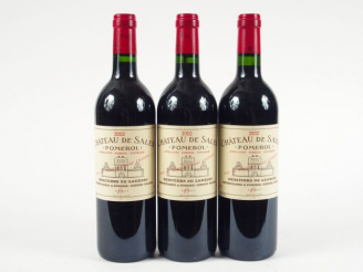 Vente aux enchères 3 BOUTEILLES CHÂTEAU DE SALES POMEROL - 2002