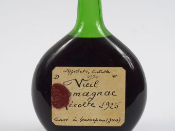 1 BOUTEILLE VIEIL ARMAGNAC CAVE - 1925