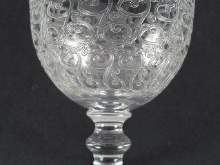 BACCARAT. Partie de service de verres 'Colbert' en cristal gravé