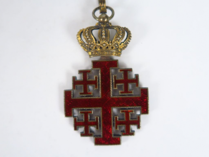 Ordre royal du St Sépulcre de Jérusalem. Grande croix (42 mm x 73 mm) 