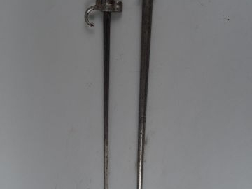 34-Baïonnette Française pour fusil lebel 1886/93 avec quillon, poignée