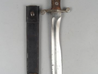 Vente aux enchères 57 Couteau/dague de fascine Espagnol type Bolo, marquage au ricasso « 