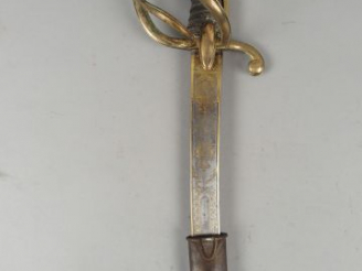 Vente aux enchères 69 Superbe sabre au modèle de la cavalerie légère modèle AN IX dévolu 