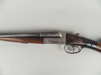 Vente aux enchères 87- Fusil juxtaposé stéphanois, Calibre 16/65. Canon mesurant 700mm de