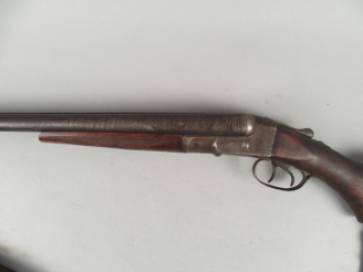 Vente aux enchères 97- Fusil juxtaposé calibre 12/65, de production américaine par "  OPK