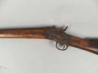 Vente aux enchères 106- Mousqueton  système Remington 1867 « Rolling-block », mécanisme f