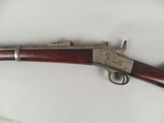 Vente aux enchères 108- Fusil d’infanterie Remington type « Rolling Block » calibre 43 Eg