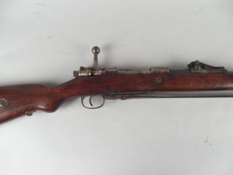 Vente aux enchères Fusil règlementaire allemand Mauser 98 fabrication arsenal de « Dantzi