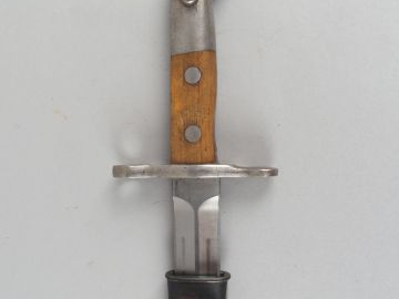 248- Baïonnette Suisse de fusil Schmidt-Rubin K31 dans son fourreau. (