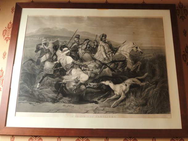 	Carle VERNET. Trois gravures par Jazet 'Fuite du Maréchal', 'Cheval a