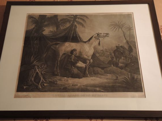 	Carle VERNET. Trois gravures par Jazet 'Fuite du Maréchal', 'Cheval a