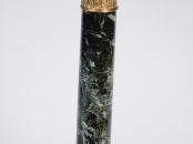 Lampe à pétrole de style Empire en forme de colonne corinthienne en ma